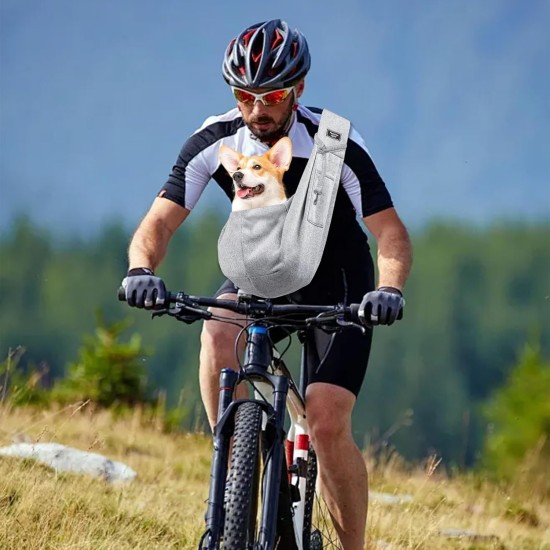 Dog Carrier Bag, Load Capacity up to 10 kg, Pet Dog Bag with Adjustable, Dog Shoulder Bag, Adjustable for Walking Outdoor Activities and Excursions Dog Carrier Bag, Load Capacity up to 10 kg, Pet Dog Bag with Adjustable, Dog Shoulder Bag, Adjustable for Walking Outdoor Activities and Excursions