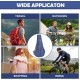 Dog Carrier Bag, Load Capacity up to 10 kg, Pet Dog Bag with Adjustable, Dog Shoulder Bag, Adjustable for Walking Outdoor Activities and Excursions Dog Carrier Bag, Load Capacity up to 10 kg, Pet Dog Bag with Adjustable, Dog Shoulder Bag, Adjustable for Walking Outdoor Activities and Excursions