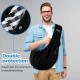 Dog Carrier Bag, Pet Carrier for Small Dogs and Cats for Outdoor and Excursions, Load Capacity up to 7.5 kg, Black Dog Carrier Bag, Pet Carrier for Small Dogs and Cats for Outdoor and Excursions, Load Capacity up to 7.5 kg, Black