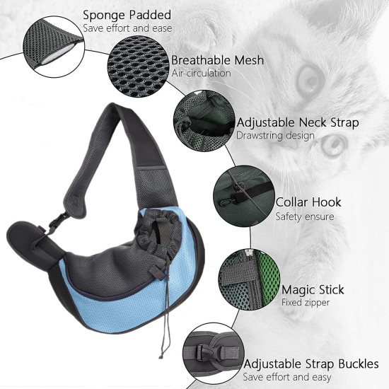 Dog Carrier Bag Pet Dog Cat Carry Bag with Adjustable Shoulder Strap Breathable Transport Bag for Walks and Outdoor Activities Dog Carrier Bag Pet Dog Cat Carry Bag with Adjustable Shoulder Strap Breathable Transport Bag for Walks and Outdoor Activities