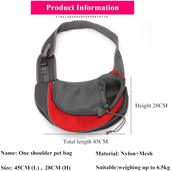 Dog Carrier Bag Pet Dog Cat Carry Bag with Adjustable Shoulder Strap Breathable Transport Bag for Walks and Outdoor Activities Dog Carrier Bag Pet Dog Cat Carry Bag with Adjustable Shoulder Strap Breathable Transport Bag for Walks and Outdoor Activities