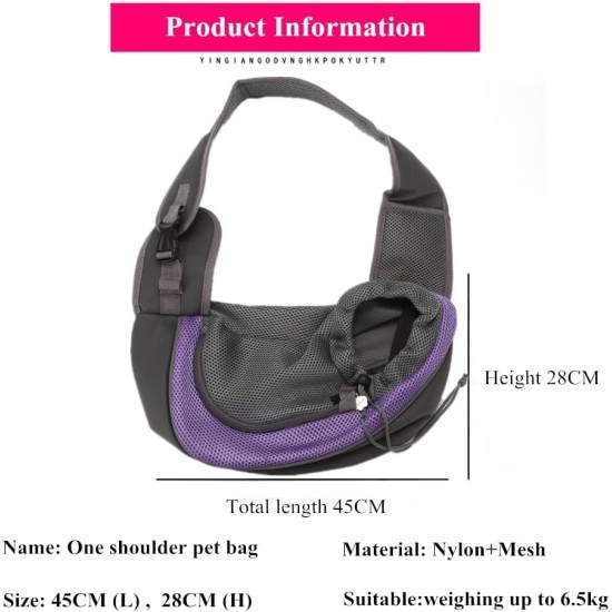 Dog Carrier Bag Pet Dog Cat Carry Bag with Adjustable Shoulder Strap Breathable Transport Bag for Walks and Outdoor Activities Dog Carrier Bag Pet Dog Cat Carry Bag with Adjustable Shoulder Strap Breathable Transport Bag for Walks and Outdoor Activities