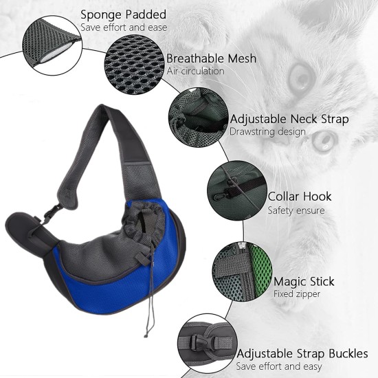 Dog Carrier Bag Pet Dog Cat Carry Bag with Adjustable Shoulder Strap Breathable Transport Bag for Walks and Outdoor Activities Dog Carrier Bag Pet Dog Cat Carry Bag with Adjustable Shoulder Strap Breathable Transport Bag for Walks and Outdoor Activities
