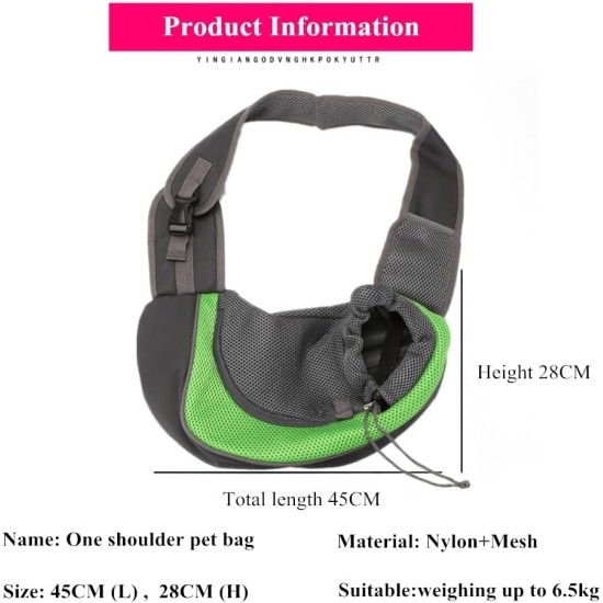 Dog Carrier Bag Pet Dog Cat Carry Bag with Adjustable Shoulder Strap Breathable Transport Bag for Walks and Outdoor Activities Dog Carrier Bag Pet Dog Cat Carry Bag with Adjustable Shoulder Strap Breathable Transport Bag for Walks and Outdoor Activities
