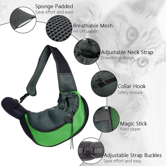 Dog Carrier Bag Pet Dog Cat Carry Bag with Adjustable Shoulder Strap Breathable Transport Bag for Walks and Outdoor Activities Dog Carrier Bag Pet Dog Cat Carry Bag with Adjustable Shoulder Strap Breathable Transport Bag for Walks and Outdoor Activities