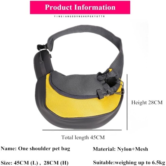 Dog Carrier Bag Pet Dog Cat Carry Bag with Adjustable Shoulder Strap Breathable Transport Bag for Walks and Outdoor Activities Dog Carrier Bag Pet Dog Cat Carry Bag with Adjustable Shoulder Strap Breathable Transport Bag for Walks and Outdoor Activities