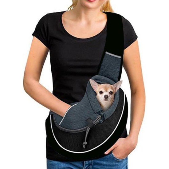 Dog Carrier Bag Portable Shoulder Bag for Dogs and Cats Adjustable Travel Bag for Small Animals Breathable Mesh Bum Bag Puppy Comfortable with Bag for Dogs Dog Carrier Bag Portable Shoulder Bag for Dogs and Cats Adjustable Travel Bag for Small Animals Breathable Mesh Bum Bag Puppy Comfortable with Bag for Dogs