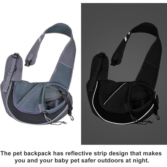 Dog Carrier Bag Portable Shoulder Bag for Dogs and Cats Adjustable Travel Bag for Small Animals Breathable Mesh Bum Bag Puppy Comfortable with Bag for Dogs Dog Carrier Bag Portable Shoulder Bag for Dogs and Cats Adjustable Travel Bag for Small Animals Breathable Mesh Bum Bag Puppy Comfortable with Bag for Dogs