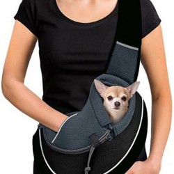 Dog Carrier Bag Portable Shoulder Bag for Dogs and Cats Adjustable Travel Bag for Small Animals Breathable Mesh Bum Bag Puppy Comfortable with Bag for Dogs Dog Carrier Bag Portable Shoulder Bag for Dogs and Cats Adjustable Travel Bag for Small Animals Breathable Mesh Bum Bag Puppy Comfortable with Bag for Dogs
