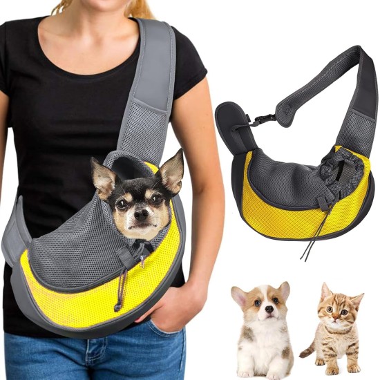 Dog Carrier Bag, Puppy Pet Carrier Bag with Adjustable, Puppy Shoulder Bag for Dogs and Cats Walks and Outdoor Activities (Black) Dog Carrier Bag, Puppy Pet Carrier Bag with Adjustable, Puppy Shoulder Bag for Dogs and Cats Walks and Outdoor Activities (Black)