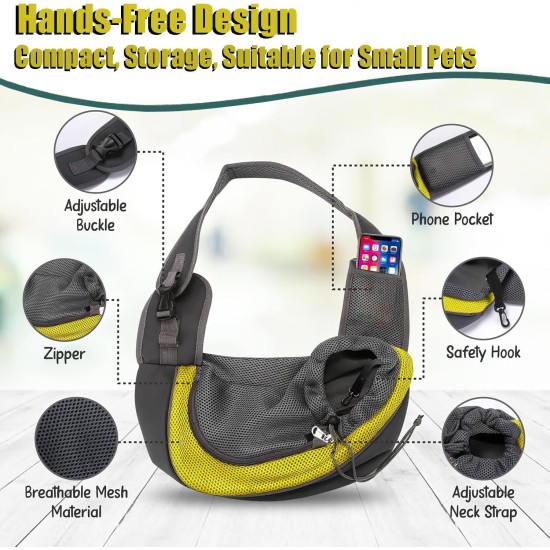 Dog Carrier Bag, Puppy Pet Carrier Bag with Adjustable, Puppy Shoulder Bag for Dogs and Cats Walks and Outdoor Activities (Black) Dog Carrier Bag, Puppy Pet Carrier Bag with Adjustable, Puppy Shoulder Bag for Dogs and Cats Walks and Outdoor Activities (Black)