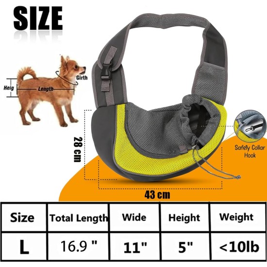 Dog Carrier Bag, Puppy Pet Carrier Bag with Adjustable, Puppy Shoulder Bag for Dogs and Cats Walks and Outdoor Activities (Black) Dog Carrier Bag, Puppy Pet Carrier Bag with Adjustable, Puppy Shoulder Bag for Dogs and Cats Walks and Outdoor Activities (Black)