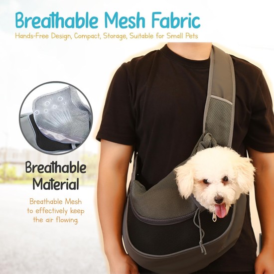 Dog Carrier Bag, Puppy Pet Carrier Bag with Adjustable, Puppy Shoulder Bag for Dogs and Cats Walks and Outdoor Activities (Black) Dog Carrier Bag, Puppy Pet Carrier Bag with Adjustable, Puppy Shoulder Bag for Dogs and Cats Walks and Outdoor Activities (Black)