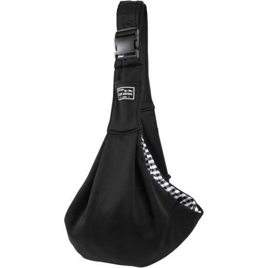 Dog Carrier Bag Small Dog Sling Adjustable Puppy Sling up to 6.8 kg, for Dogs and Cats Walks and Outdoor Activities (Black) Dog Carrier Bag Small Dog Sling Adjustable Puppy Sling up to 6.8 kg, for Dogs and Cats Walks and Outdoor Activities (Black)