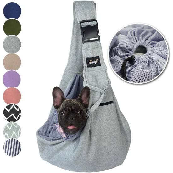 Dog Carrier Bag for Dogs NATUYA Carrier with Mesh Bag for Carrier Dogs Cats Hands Free Pet Bag Buckle Mesh Bag Pet Bag (Black) Dog Carrier Bag for Dogs NATUYA Carrier with Mesh Bag for Carrier Dogs Cats Hands Free Pet Bag Buckle Mesh Bag Pet Bag (Black)