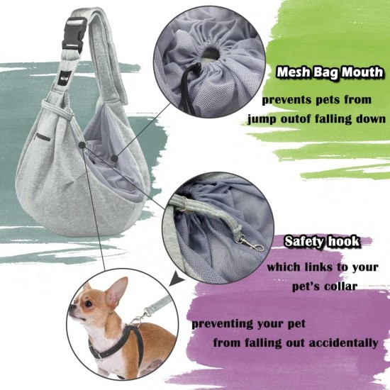 Dog Carrier Bag for Dogs NATUYA Carrier with Mesh Bag for Carrier Dogs Cats Hands Free Pet Bag Buckle Mesh Bag Pet Bag (Black) Dog Carrier Bag for Dogs NATUYA Carrier with Mesh Bag for Carrier Dogs Cats Hands Free Pet Bag Buckle Mesh Bag Pet Bag (Black)