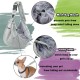 Dog Carrier Bag for Dogs NATUYA Carrier with Mesh Bag for Carrier Dogs Cats Hands Free Pet Bag Buckle Mesh Bag Pet Bag (Black) Dog Carrier Bag for Dogs NATUYA Carrier with Mesh Bag for Carrier Dogs Cats Hands Free Pet Bag Buckle Mesh Bag Pet Bag (Black)