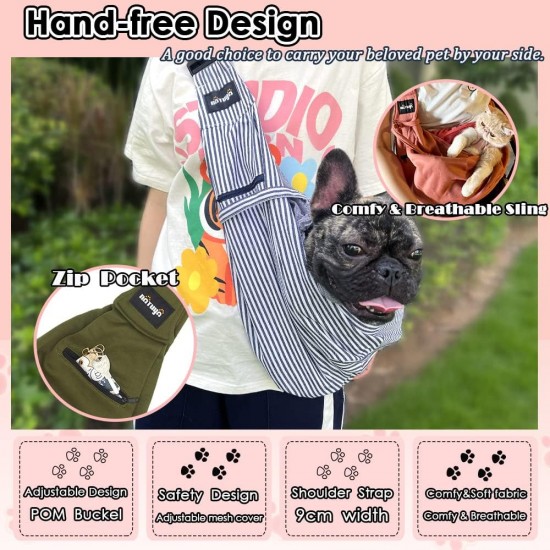 Dog Carrier Bag for Dogs NATUYA Carrier with Mesh Pocket for Carrier Dogs Cats Hands Free Pet Bag Buckle Mesh Bag Pet Bag (Military Green) Dog Carrier Bag for Dogs NATUYA Carrier with Mesh Pocket for Carrier Dogs Cats Hands Free Pet Bag Buckle Mesh Bag Pet Bag (Military Green)