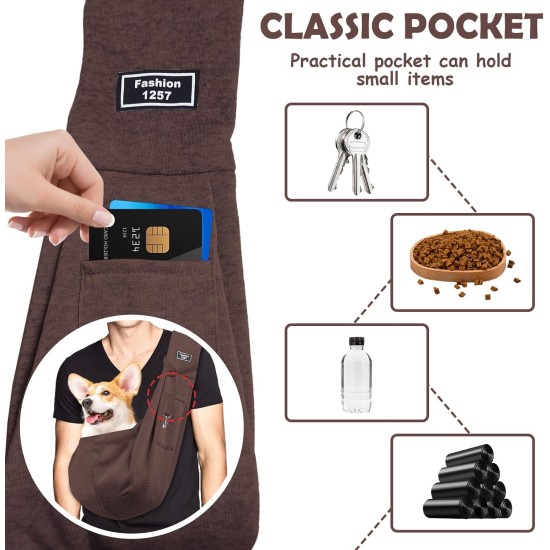 Dog Carrier Bag for Dogs up to 15 kg (Coffee) Dog Carrier Bag for Dogs up to 15 kg (Coffee)