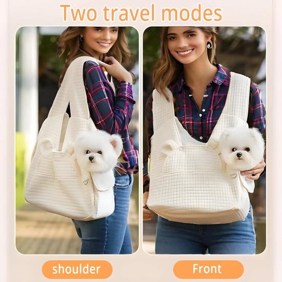 Dog Carrier Bag for Small Dogs, Carry Bag Dog with Adjustable Strap, Cat Sling, Puppy Bag for Small Dogs and Cats Dog Carrier Bag for Small Dogs, Carry Bag Dog with Adjustable Strap, Cat Sling, Puppy Bag for Small Dogs and Cats