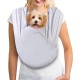 Dog Carrier Bag for Small Dogs, Hands-Free Adjustable Dog Carrier Bag, Soft Dog Carrier Bag, Front Chest Changing Carrier Bag for Cats for Underground Outdoor Travel (M)