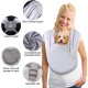 Dog Carrier Bag for Small Dogs, Hands-Free Adjustable Dog Carrier Bag, Soft Dog Carrier Bag, Front Chest Changing Carrier Bag for Cats for Underground Outdoor Travel (M)