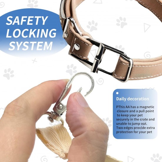 Dog Carrier Bag up to 10 kg, Dog Carry Bag with Button Design and Lead Hook, Can Prevent Pets from Jumping Out, Dog Carrier with Storage Bag, Dog Sling Sky Blue, Pack of 1 Dog Carrier Bag up to 10 kg, Dog Carry Bag with Button Design and Lead Hook, Can Prevent Pets from Jumping Out, Dog Carrier with Storage Bag, Dog Sling Sky Blue, Pack of 1
