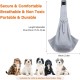 Dog Carrier Bag with Adjustable Shoulder Strap, Transport Bag, Shoulder Bag, Dog for Pets, Dogs, Cats, Hands-Free for Walking, Outdoor Travel (Black) Dog Carrier Bag with Adjustable Shoulder Strap, Transport Bag, Shoulder Bag, Dog for Pets, Dogs, Cats, Hands-Free for Walking, Outdoor Travel (Black)