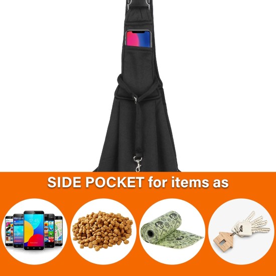 Dog Carrier Bag with Adjustable Shoulder Strap, Transport Bag, Shoulder Bag, Dog for Pets, Dogs, Cats, Hands-Free for Walking, Outdoor Travel (Black) Dog Carrier Bag with Adjustable Shoulder Strap, Transport Bag, Shoulder Bag, Dog for Pets, Dogs, Cats, Hands-Free for Walking, Outdoor Travel (Black)