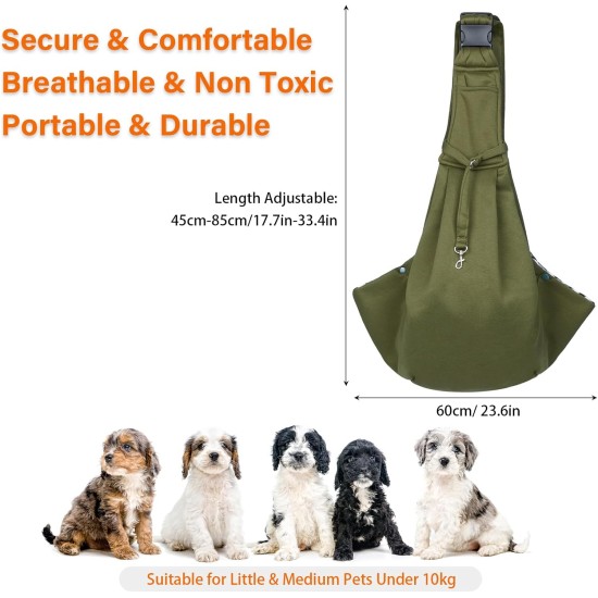Dog Carrier Bag with Adjustable Shoulder Strap, Transport Bag, Shoulder Bag, Dog for Pets, Dogs, Cats, Hands-Free for Walking, Outdoor Travel (Black) Dog Carrier Bag with Adjustable Shoulder Strap, Transport Bag, Shoulder Bag, Dog for Pets, Dogs, Cats, Hands-Free for Walking, Outdoor Travel (Black)
