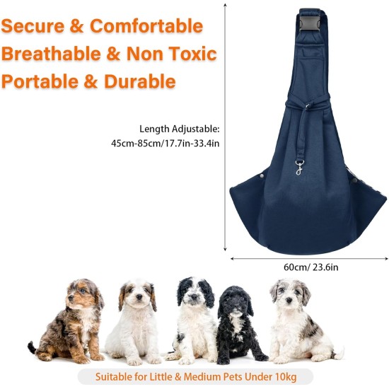 Dog Carrier Bag with Adjustable Shoulder Strap, Transport Bag, Shoulder Bag, Dog for Pets, Dogs, Cats, Hands-Free for Walking, Outdoor Travel (Black) Dog Carrier Bag with Adjustable Shoulder Strap, Transport Bag, Shoulder Bag, Dog for Pets, Dogs, Cats, Hands-Free for Walking, Outdoor Travel (Black)