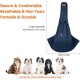 Dog Carrier Bag with Adjustable Shoulder Strap, Transport Bag, Shoulder Bag, Dog for Pets, Dogs, Cats, Hands-Free for Walking, Outdoor Travel (Black) Dog Carrier Bag with Adjustable Shoulder Strap, Transport Bag, Shoulder Bag, Dog for Pets, Dogs, Cats, Hands-Free for Walking, Outdoor Travel (Black)