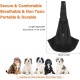 Dog Carrier Bag with Adjustable Shoulder Strap, Transport Bag, Shoulder Bag, Dog for Pets, Dogs, Cats, Hands-Free for Walking, Outdoor Travel (Black) Dog Carrier Bag with Adjustable Shoulder Strap, Transport Bag, Shoulder Bag, Dog for Pets, Dogs, Cats, Hands-Free for Walking, Outdoor Travel (Black)