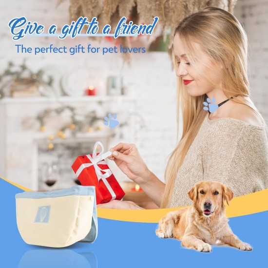 Dog Carrier Carrier for Small Dogs up to 5 kg, Lightweight and Comfortable Pet Carrier with Breathable Canvas, Magnetic Closure Dog Carrier Carrier for Small Dogs up to 5 kg, Lightweight and Comfortable Pet Carrier with Breathable Canvas, Magnetic Closure