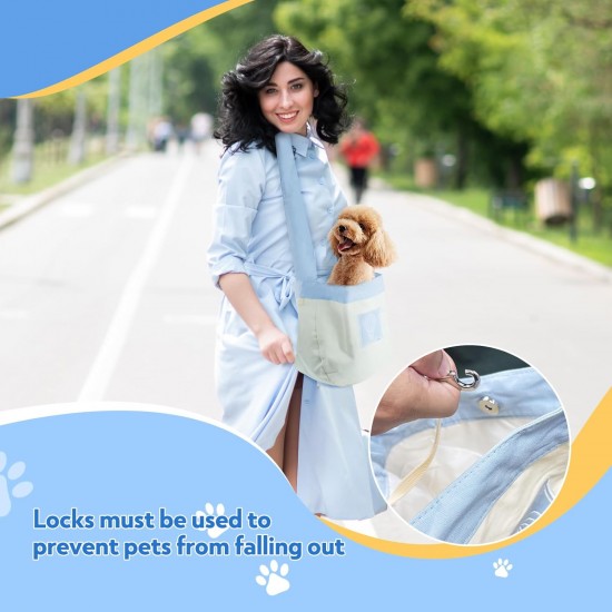 Dog Carrier Carrier for Small Dogs up to 5 kg, Lightweight and Comfortable Pet Carrier with Breathable Canvas, Magnetic Closure Dog Carrier Carrier for Small Dogs up to 5 kg, Lightweight and Comfortable Pet Carrier with Breathable Canvas, Magnetic Closure