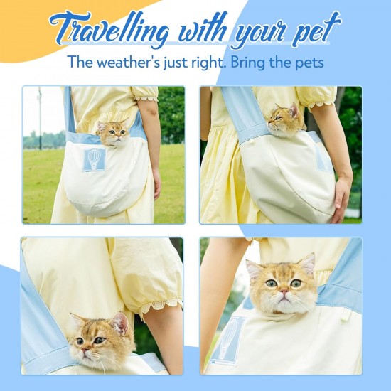 Dog Carrier Carrier for Small Dogs up to 5 kg, Lightweight and Comfortable Pet Carrier with Breathable Canvas, Magnetic Closure Dog Carrier Carrier for Small Dogs up to 5 kg, Lightweight and Comfortable Pet Carrier with Breathable Canvas, Magnetic Closure