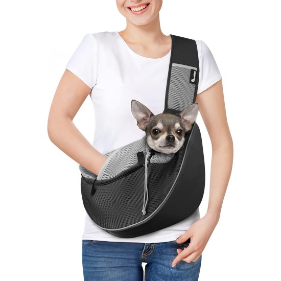 Dog Carrier, Dog Bag, Adjustable Carry Bag, Dog, Pet Shoulder Bag, Transport Bag for Pets, Dog Carrier Bags for Outdoor Travel - L, Dark Grey + Black Dog Carrier, Dog Bag, Adjustable Carry Bag, Dog, Pet Shoulder Bag, Transport Bag for Pets, Dog Carrier Bags for Outdoor Travel - L, Dark Grey + Black