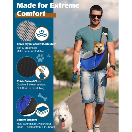 Dog Carrier, Dog Bag, Adjustable Carry Bag, Dog, Pet Shoulder Bag, Transport Bag for Pets, Dog Carrier Bags for Outdoor Travel - L, Dark Grey + Black Dog Carrier, Dog Bag, Adjustable Carry Bag, Dog, Pet Shoulder Bag, Transport Bag for Pets, Dog Carrier Bags for Outdoor Travel - L, Dark Grey + Black