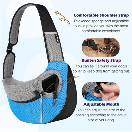 Dog Carrier, Dog Bag, Adjustable Carry Bag, Dog, Pet Shoulder Bag, Transport Bag for Pets, Dog Carrier Bags for Outdoor Travel - L, Dark Grey + Black Dog Carrier, Dog Bag, Adjustable Carry Bag, Dog, Pet Shoulder Bag, Transport Bag for Pets, Dog Carrier Bags for Outdoor Travel - L, Dark Grey + Black