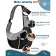 Dog Carrier, Dog Bag, Adjustable Carry Bag, Dog, Pet Shoulder Bag, Transport Bag for Pets, Dog Carrier Bags for Outdoor Travel - L, Dark Grey + Black Dog Carrier, Dog Bag, Adjustable Carry Bag, Dog, Pet Shoulder Bag, Transport Bag for Pets, Dog Carrier Bags for Outdoor Travel - L, Dark Grey + Black