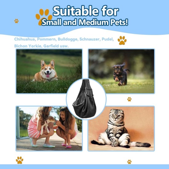 Dog Carrier, Dog Carrier, Adjustable Pet Sling for Dog for Walks and Outdoor Activities Dog Carrier, Dog Carrier, Adjustable Pet Sling for Dog for Walks and Outdoor Activities