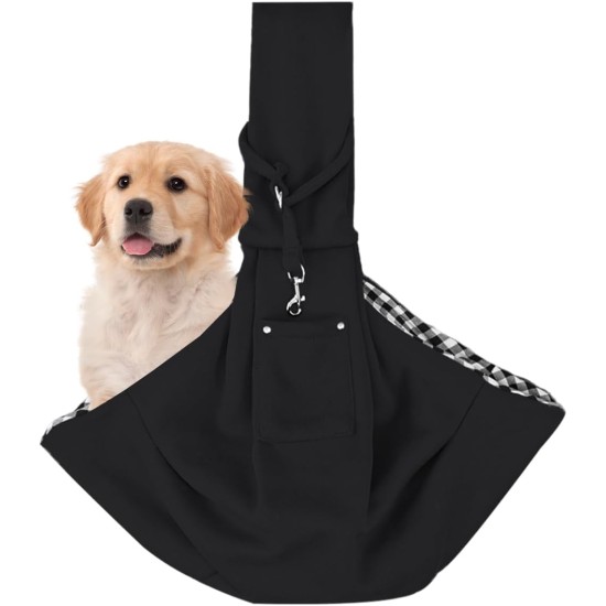 Dog Carrier, Dog Carrier, Adjustable Pet Sling for Dogs, Dog Sling for Walks and Outdoor Activities, Load Capacity up to 15 kg Dog Carrier, Dog Carrier, Adjustable Pet Sling for Dogs, Dog Sling for Walks and Outdoor Activities, Load Capacity up to 15 kg