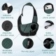 Dog Carrier, Dog Carrier for Pets, Sling Dog Pet for Puppies, Sling Dog Cats Adjustable, Small Dogs and Cats Outdoor and Trips (Black-01) Dog Carrier, Dog Carrier for Pets, Sling Dog Pet for Puppies, Sling Dog Cats Adjustable, Small Dogs and Cats Outdoor and Trips (Black-01)