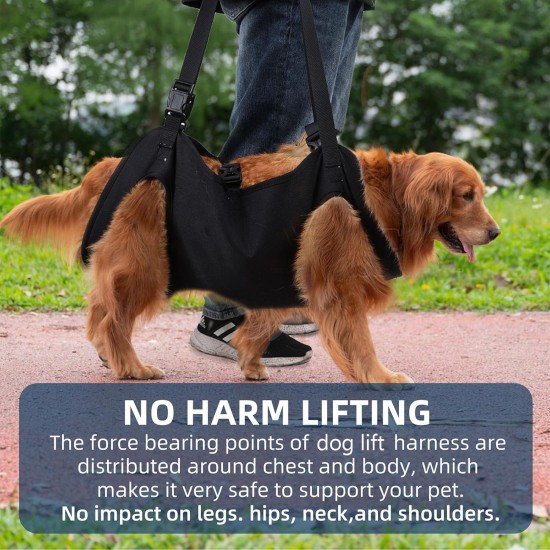 Dog Carrier, Emergency Backpack for Pets, Legs, Support & Rehabilitation, Dog Lift Harness, Dog Carrier for Elderly Dogs, Joint Injuries, Arthritis, Stair Up and Dog Carrier, Emergency Backpack for Pets, Legs, Support & Rehabilitation, Dog Lift Harness, Dog Carrier for Elderly Dogs, Joint Injuries, Arthritis, Stair Up and