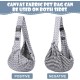 Dog Carrier Puppy Reversible Transport Bag for Dogs and Other Pets up to 7.5 kg Sling Dog Adjustable Secure Carry Strap for Small Dogs for Outdoor Walks Black Dog Carrier Puppy Reversible Transport Bag for Dogs and Other Pets up to 7.5 kg Sling Dog Adjustable Secure Carry Strap for Small Dogs for Outdoor Walks Black