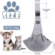 Dog Carrier Puppy Reversible Transport Bag for Dogs and Other Pets up to 7.5 kg Sling Dog Adjustable Secure Carry Strap for Small Dogs for Outdoor Walks Black Dog Carrier Puppy Reversible Transport Bag for Dogs and Other Pets up to 7.5 kg Sling Dog Adjustable Secure Carry Strap for Small Dogs for Outdoor Walks Black