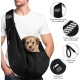 Dog Carrier Puppy Reversible Transport Bag for Dogs and Other Pets up to 7.5 kg Sling Dog Adjustable Secure Carry Strap for Small Dogs for Outdoor Walks Black Dog Carrier Puppy Reversible Transport Bag for Dogs and Other Pets up to 7.5 kg Sling Dog Adjustable Secure Carry Strap for Small Dogs for Outdoor Walks Black