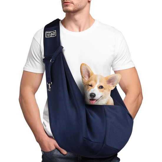 Dog Carrier Puppy Reversible Transport Bag for Dogs and Other Pets up to 7.5 kg Sling Dog Adjustable Secure Carry Strap for Small Dogs for Outdoor Walks Black Dog Carrier Puppy Reversible Transport Bag for Dogs and Other Pets up to 7.5 kg Sling Dog Adjustable Secure Carry Strap for Small Dogs for Outdoor Walks Black