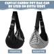 Dog Carrier Puppy Reversible Transport Bag for Dogs and Other Pets up to 7.5 kg Sling Dog Adjustable Secure Carry Strap for Small Dogs for Outdoor Walks Black Dog Carrier Puppy Reversible Transport Bag for Dogs and Other Pets up to 7.5 kg Sling Dog Adjustable Secure Carry Strap for Small Dogs for Outdoor Walks Black