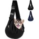 Dog Carrier Puppy Reversible Transport Bag for Dogs and Other Pets up to 7.5 kg Sling Dog Adjustable Secure Carry Strap for Small Dogs for Outdoor Walks Black Dog Carrier Puppy Reversible Transport Bag for Dogs and Other Pets up to 7.5 kg Sling Dog Adjustable Secure Carry Strap for Small Dogs for Outdoor Walks Black